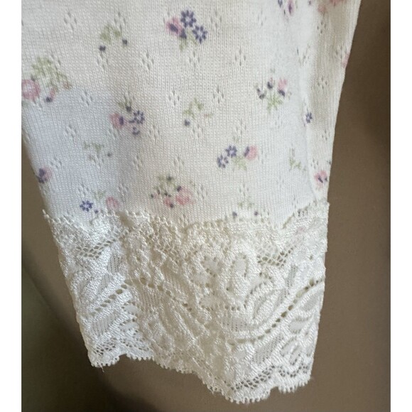 NWT Vintage Night Gown Pink K 4044pk-l Size Small Lace - Picture 8 of 8